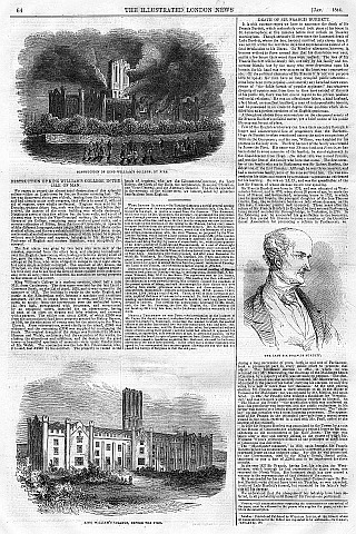 Isle of Man King William College fire